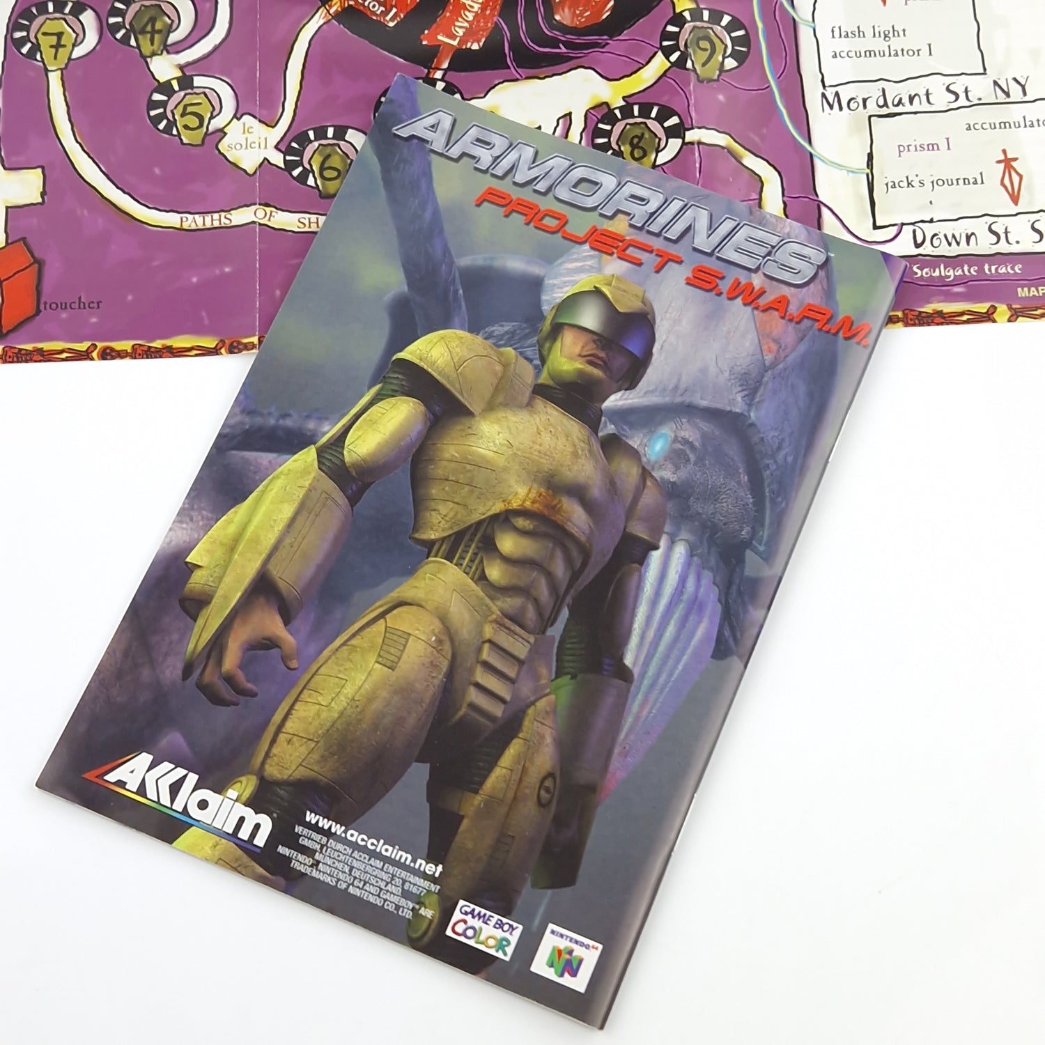 Nintendo 64 Spiel : Shadow Man Rette deine Seele - Modul Anleitung OVP / N64