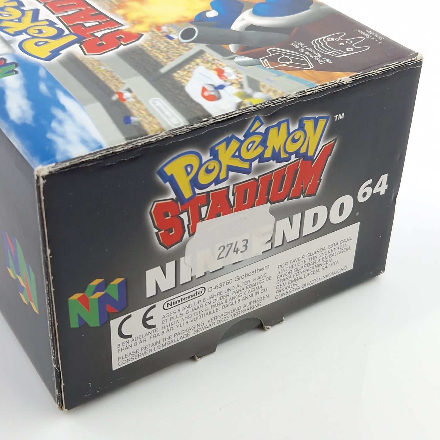 Nintendo 64 Spiel : Pokemon Stadium + Transfer Pak - Modul Anleitung OVP / N64