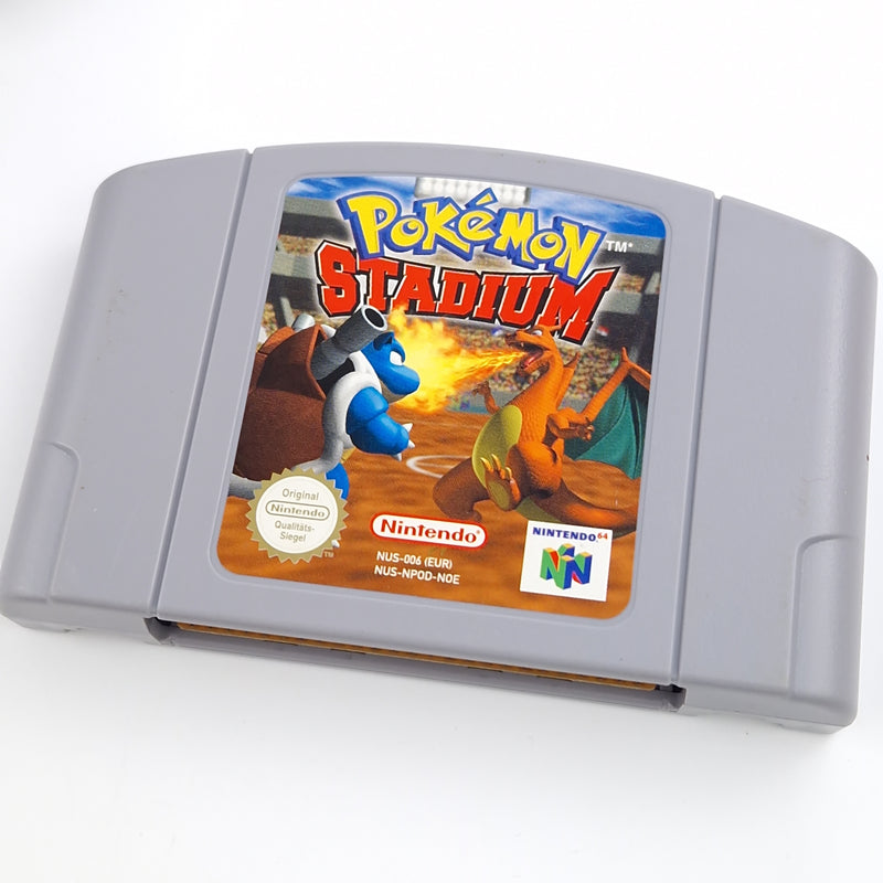 Nintendo 64 Spiel : Pokemon Stadium + Transfer Pak - Modul Anleitung OVP / N64