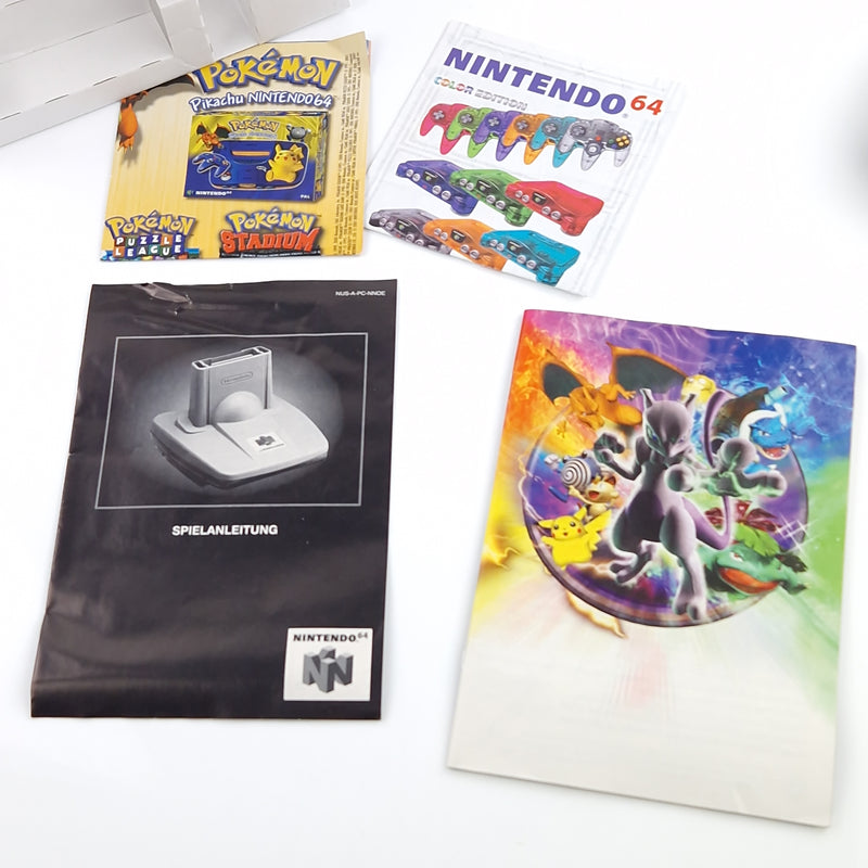 Nintendo 64 Spiel : Pokemon Stadium + Transfer Pak - Modul Anleitung OVP / N64
