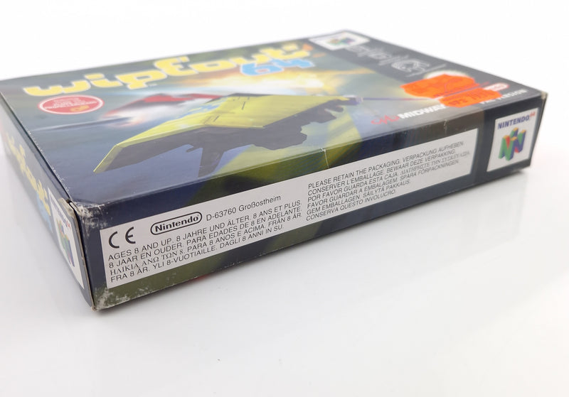 Nintendo 64 Spiel : Wipeout 64 - Modul Anleitung OVP / N64 PAL EUU