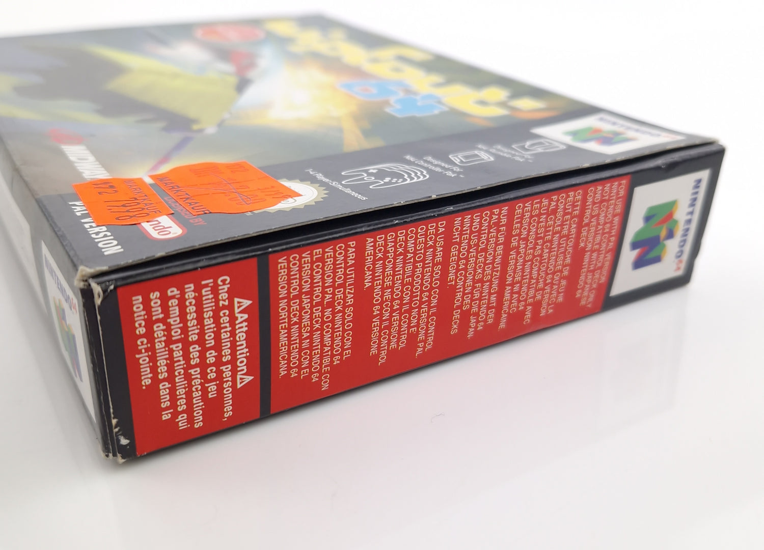 Nintendo 64 Spiel : Wipeout 64 - Modul Anleitung OVP / N64 PAL EUU