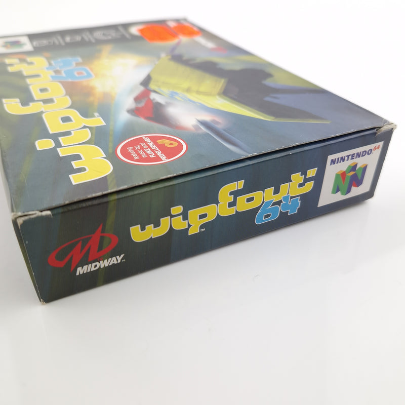 Nintendo 64 Spiel : Wipeout 64 - Modul Anleitung OVP / N64 PAL EUU
