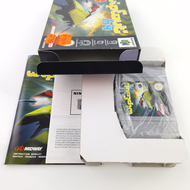 Nintendo 64 Spiel : Wipeout 64 - Modul Anleitung OVP / N64 PAL EUU