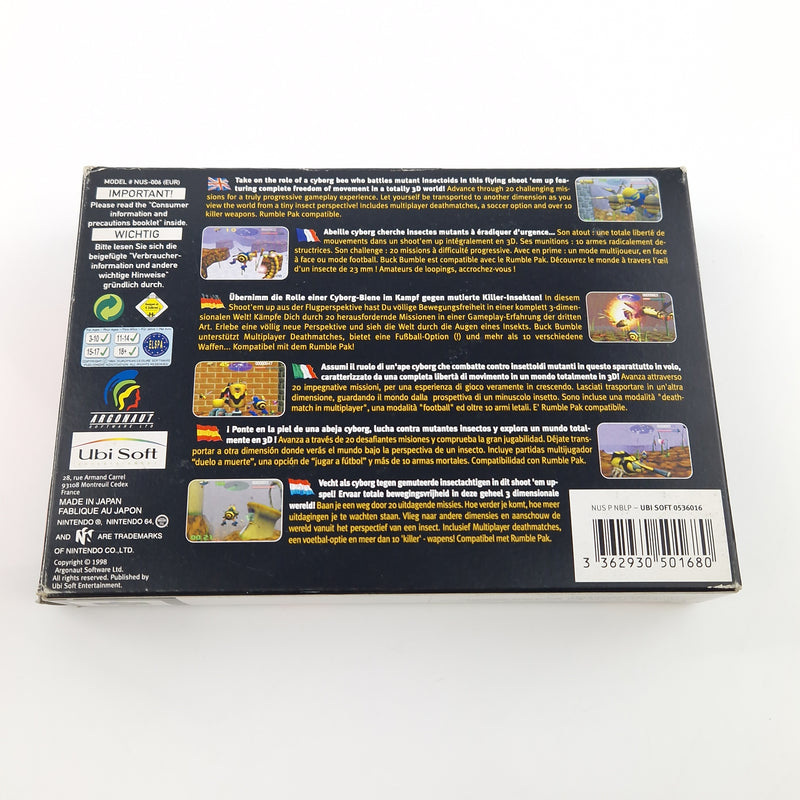 Nintendo 64 Spiel : Buck Bumble - Modul Anleitung OVP / N64 PAL EUR