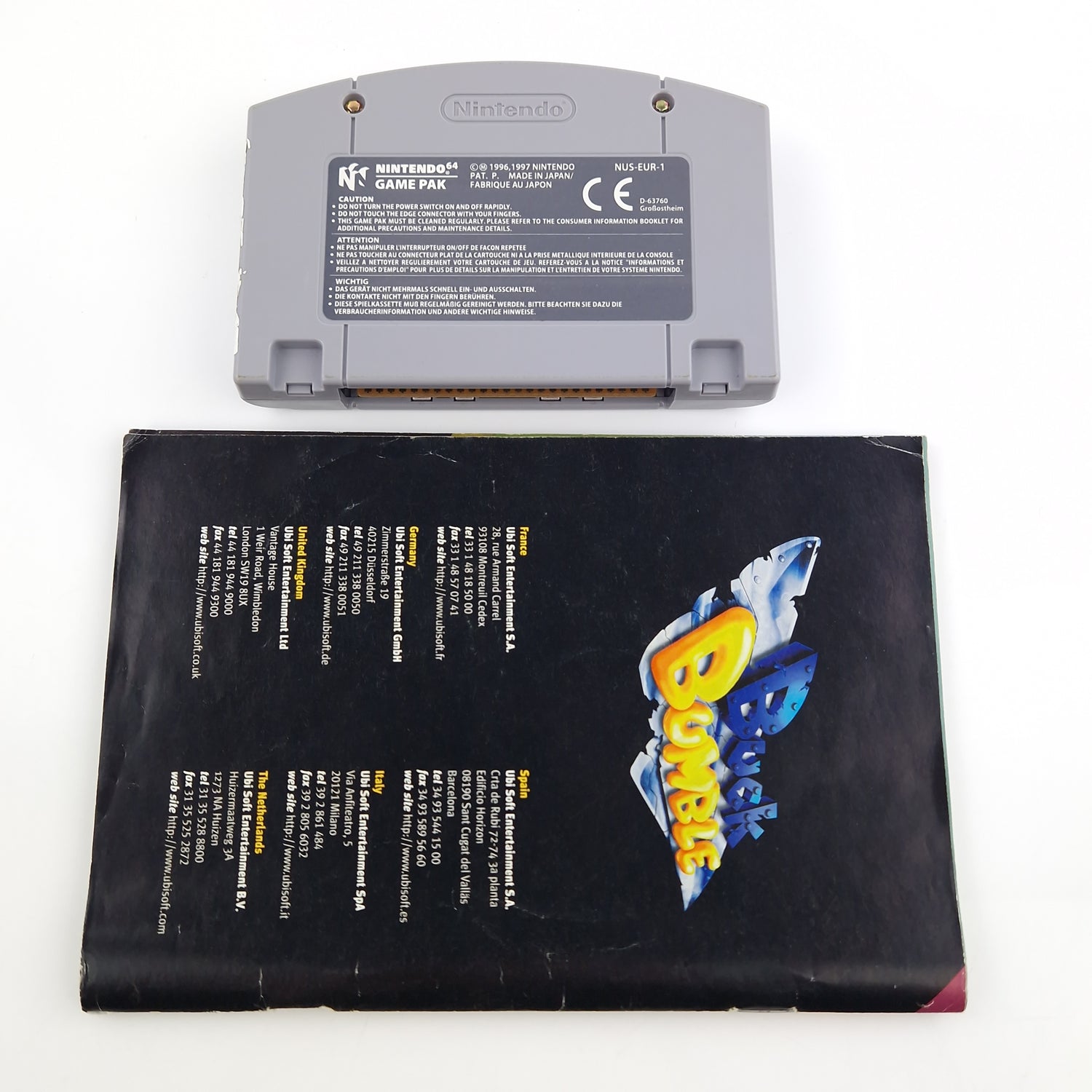 Nintendo 64 Spiel : Buck Bumble - Modul Anleitung OVP / N64 PAL EUR