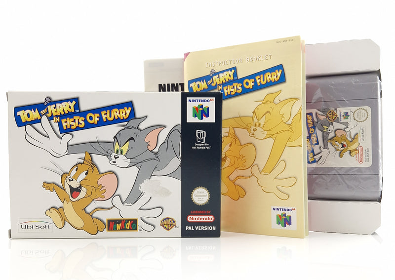 Nintendo 64 Spiel : Tom and Jerry in Fists of Furry - Modul Anleitung OVP N64