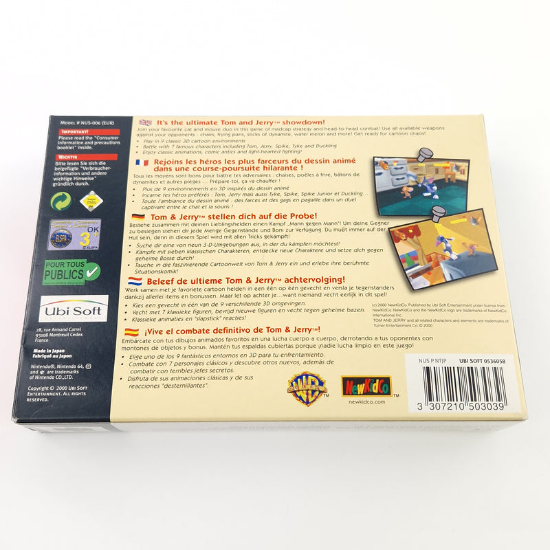 Nintendo 64 Spiel : Tom and Jerry in Fists of Furry - Modul Anleitung OVP N64