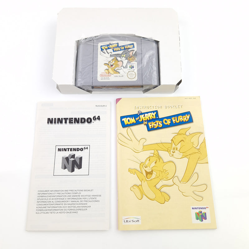 Nintendo 64 Spiel : Tom and Jerry in Fists of Furry - Modul Anleitung OVP N64