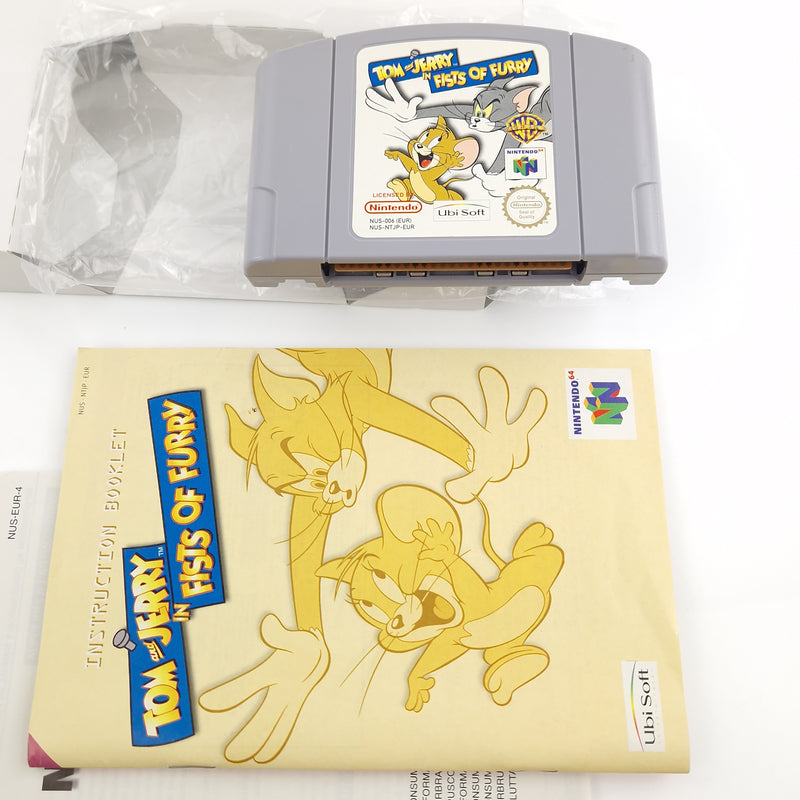 Nintendo 64 Spiel : Tom and Jerry in Fists of Furry - Modul Anleitung OVP N64
