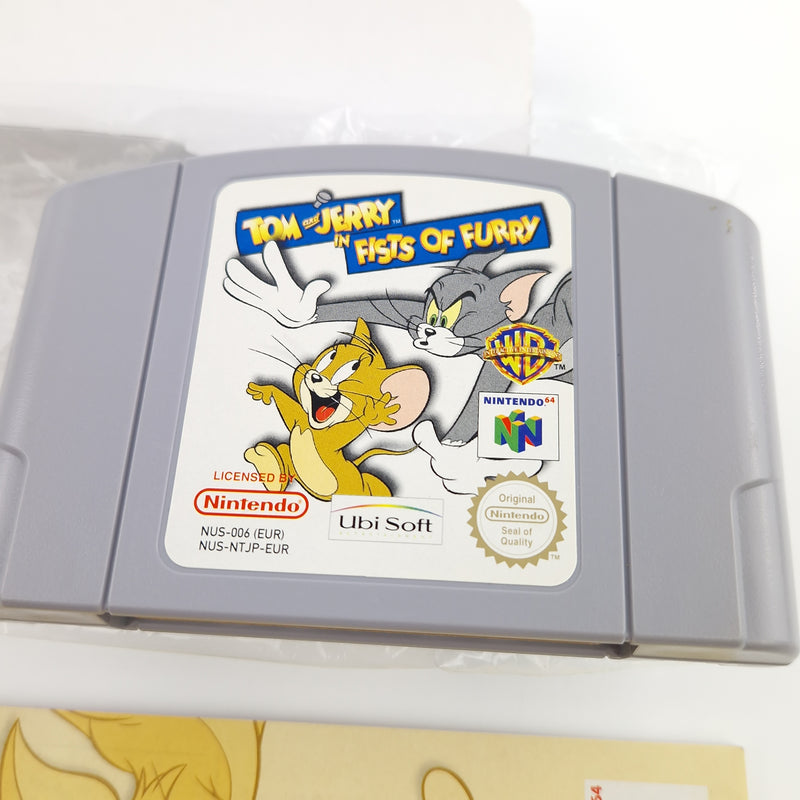 Nintendo 64 Spiel : Tom and Jerry in Fists of Furry - Modul Anleitung OVP N64