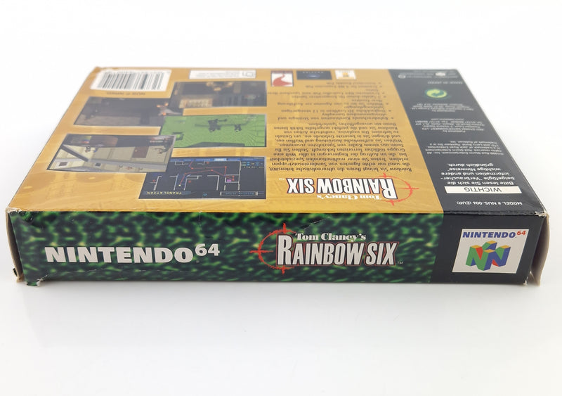 Nintendo 64 Spiel : Tom Clancys Rainbow Six - Modul Anleitung OVP / N64 PAL NOE