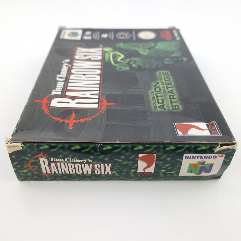 Nintendo 64 Spiel : Tom Clancys Rainbow Six - Modul Anleitung OVP / N64 PAL NOE