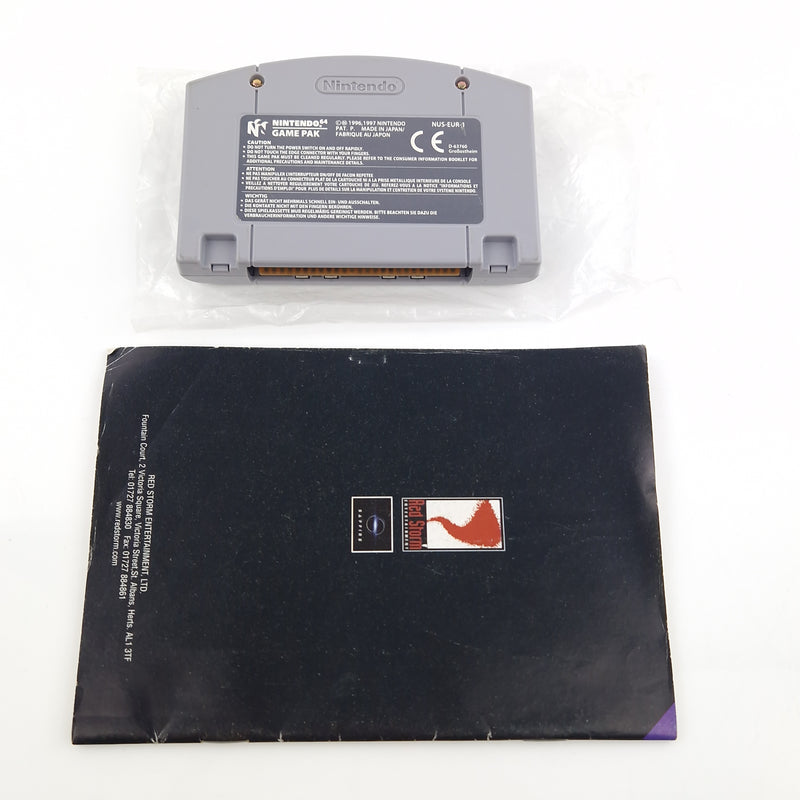Nintendo 64 Spiel : Tom Clancys Rainbow Six - Modul Anleitung OVP / N64 PAL NOE