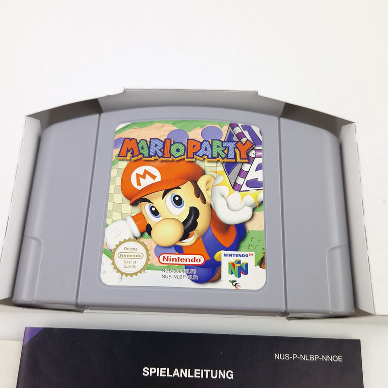 Nintendo 64 Spiel : Mario Party - Modul Anleitung OVP / N64 PAL NNOE