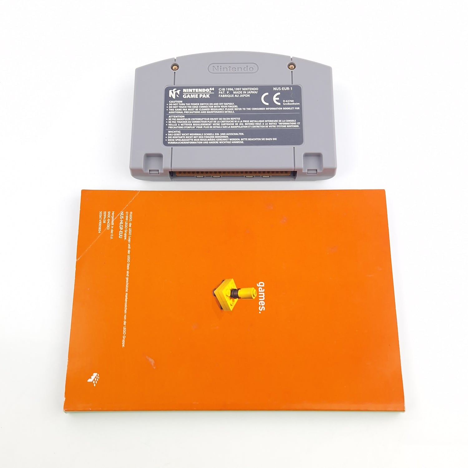 Nintendo 64 Spiel : Lego Racers - Modul Anleitung OVP / N64 PAL EUU
