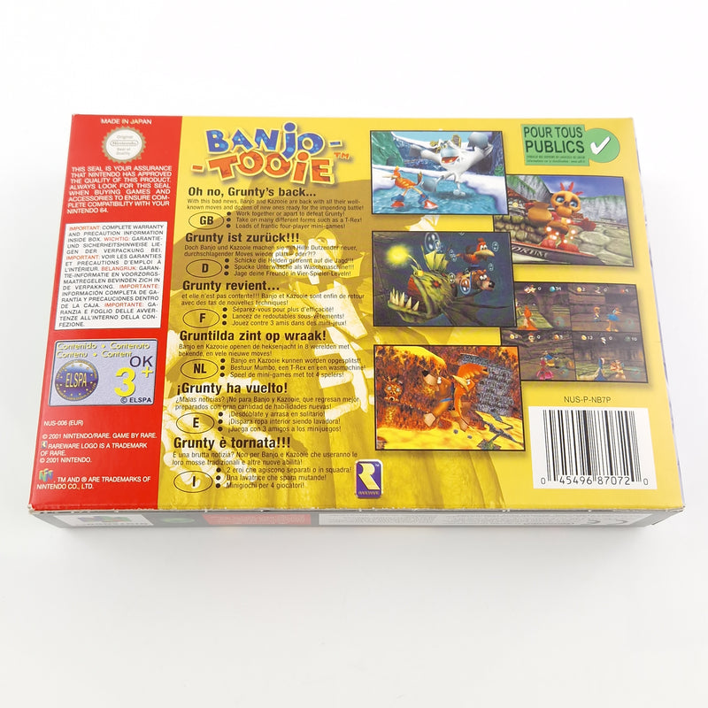Nintendo 64 Spiel : Banjo Tooie - Modul Anleitung OVP / N64 PAL