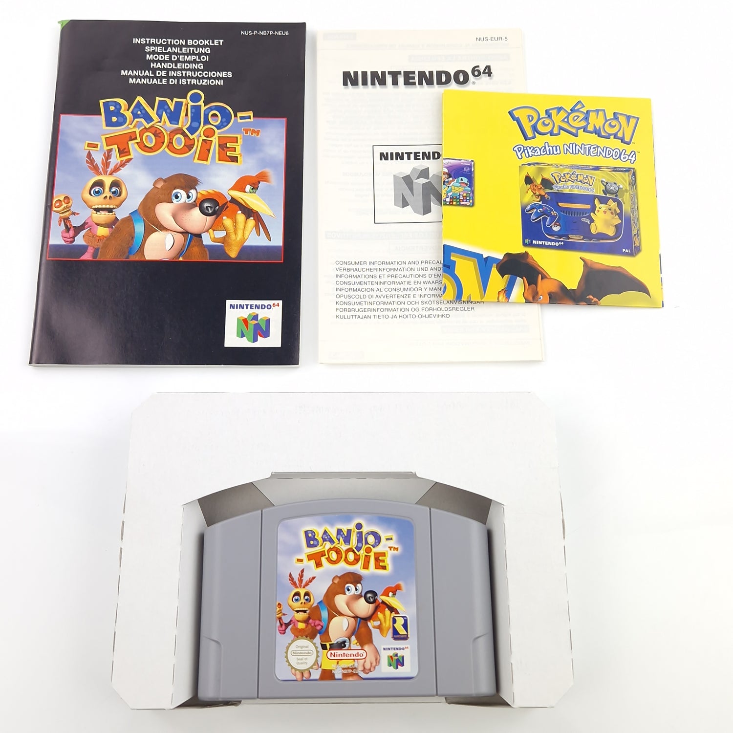 Nintendo 64 Spiel : Banjo Tooie - Modul Anleitung OVP / N64 PAL