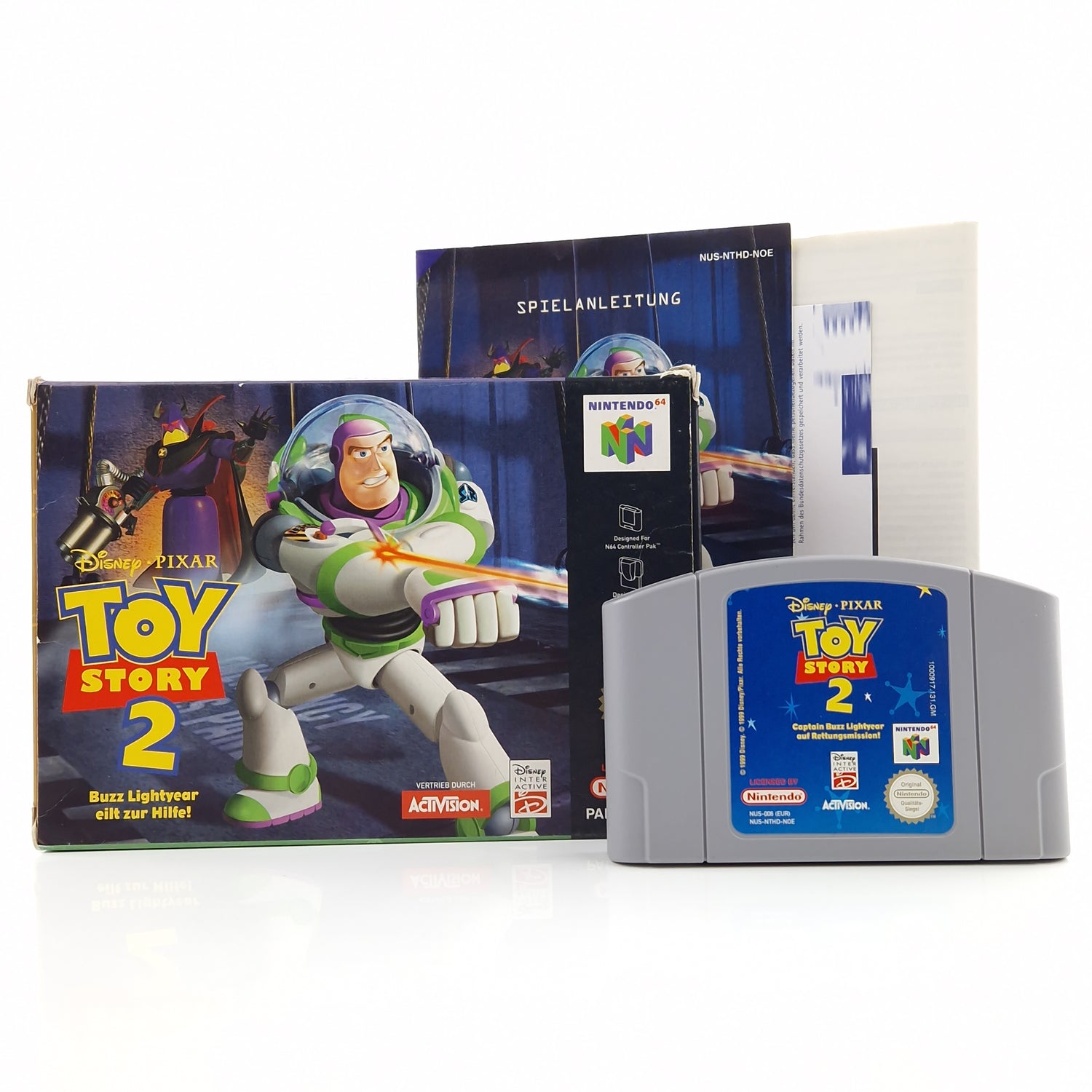 Nintendo 64 Spiel : Disney Pixar Toy Story 2 Buzz Lightyear - N64 OVP PAL