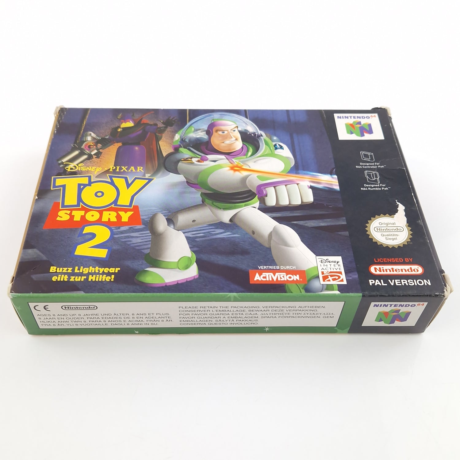 Nintendo 64 Spiel : Disney Pixar Toy Story 2 Buzz Lightyear - N64 OVP PAL