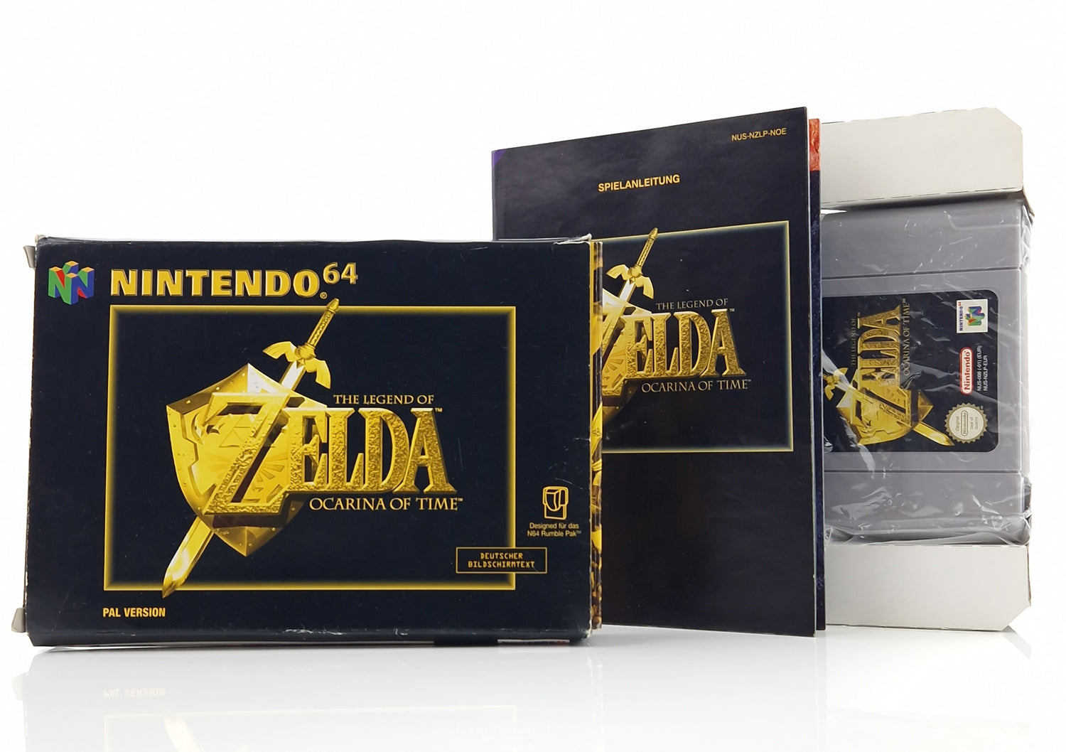 Nintendo 64 Spiel : The Legend of Zelda Ocarina of Time - N64 OVP PAL NOE
