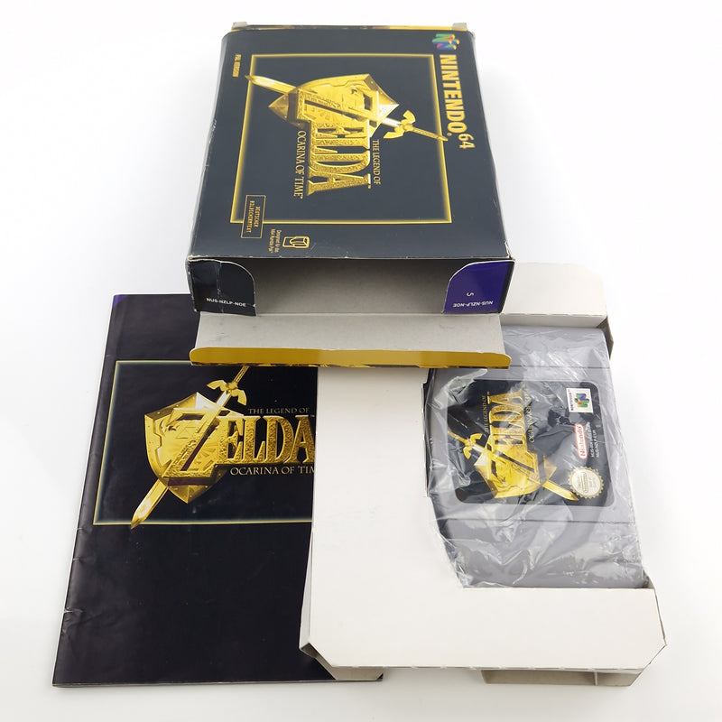 Nintendo 64 Spiel : The Legend of Zelda Ocarina of Time - N64 OVP PAL NOE