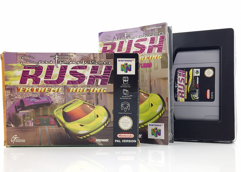 Nintendo 64 Spiel : San Francisco Rush Extreme Racing - N64 OVP PAL NOE