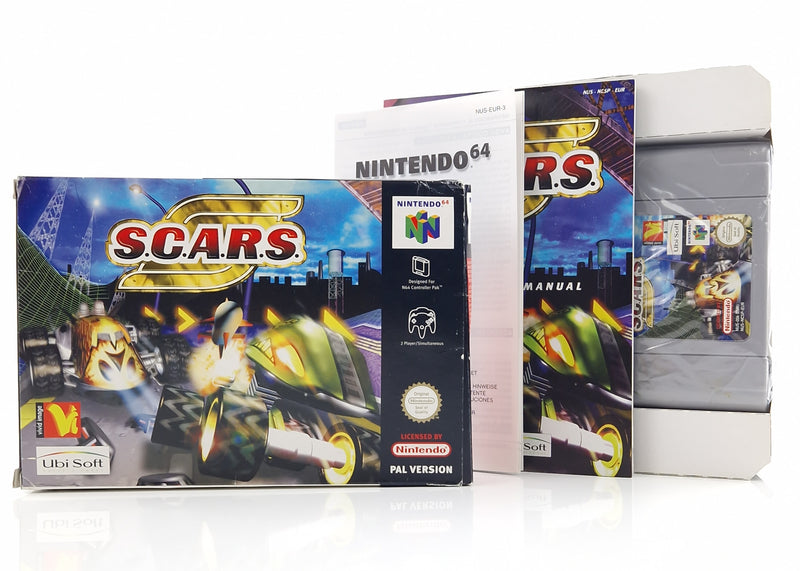 Nintendo 64 Spiel : SCARS - Modul Anleitung OVP / N64 PAL EUR