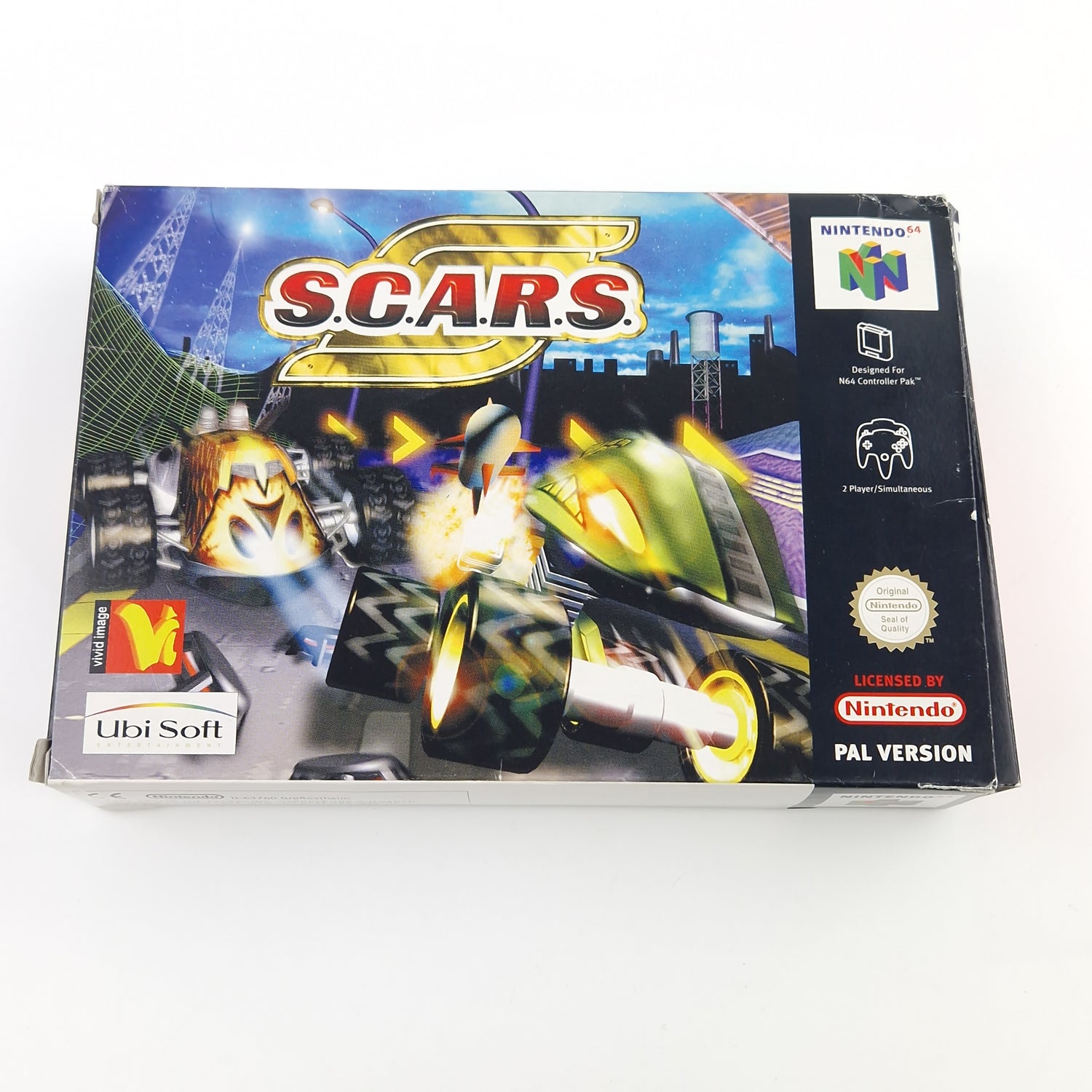 Nintendo 64 Spiel : SCARS - Modul Anleitung OVP / N64 PAL EUR