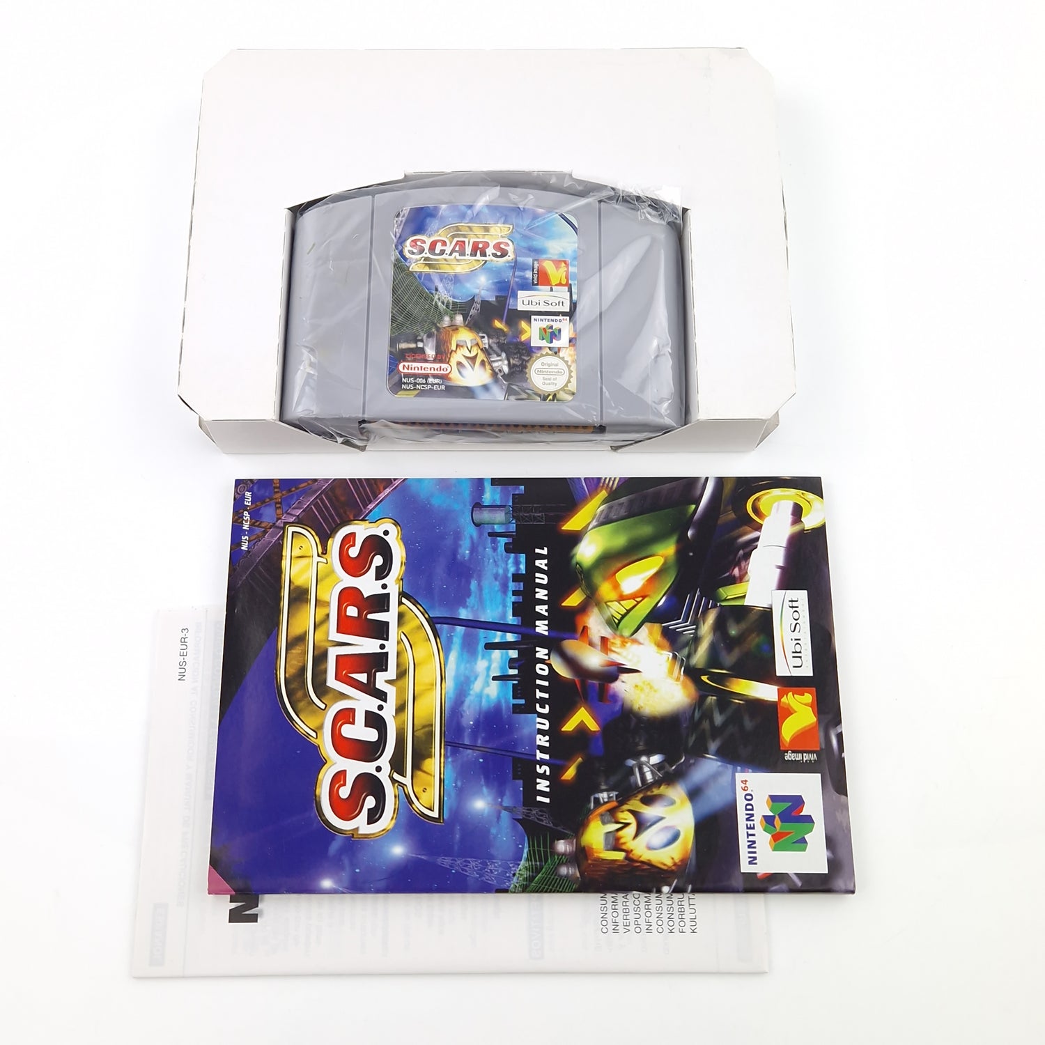 Nintendo 64 Spiel : SCARS - Modul Anleitung OVP / N64 PAL EUR