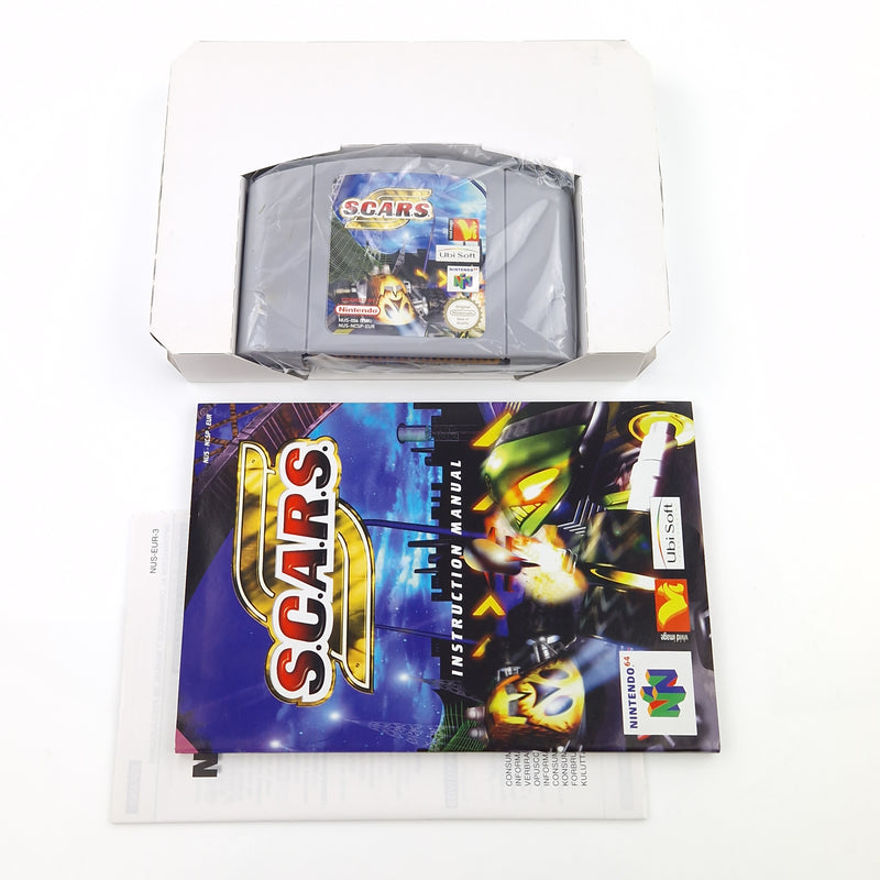 Nintendo 64 Spiel : SCARS - Modul Anleitung OVP / N64 PAL EUR