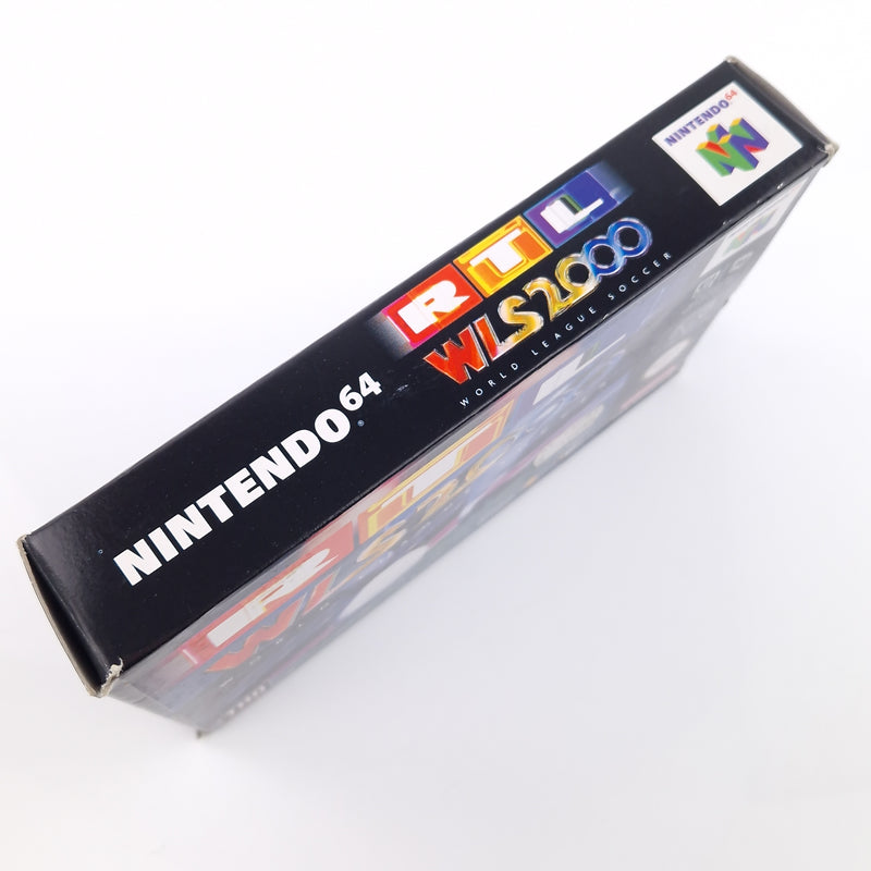 Nintendo 64 Spiel : RTL World League Soccer 2000 - Modul Anleitung OVP / N64 PAL