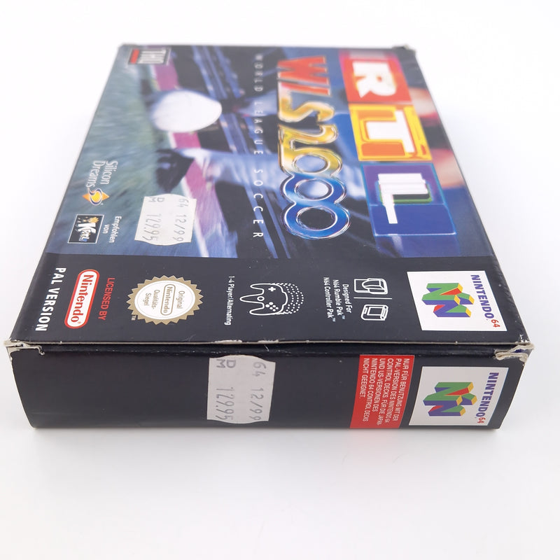 Nintendo 64 Spiel : RTL World League Soccer 2000 - Modul Anleitung OVP / N64 PAL