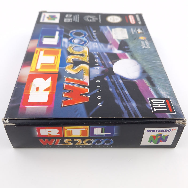 Nintendo 64 Spiel : RTL World League Soccer 2000 - Modul Anleitung OVP / N64 PAL