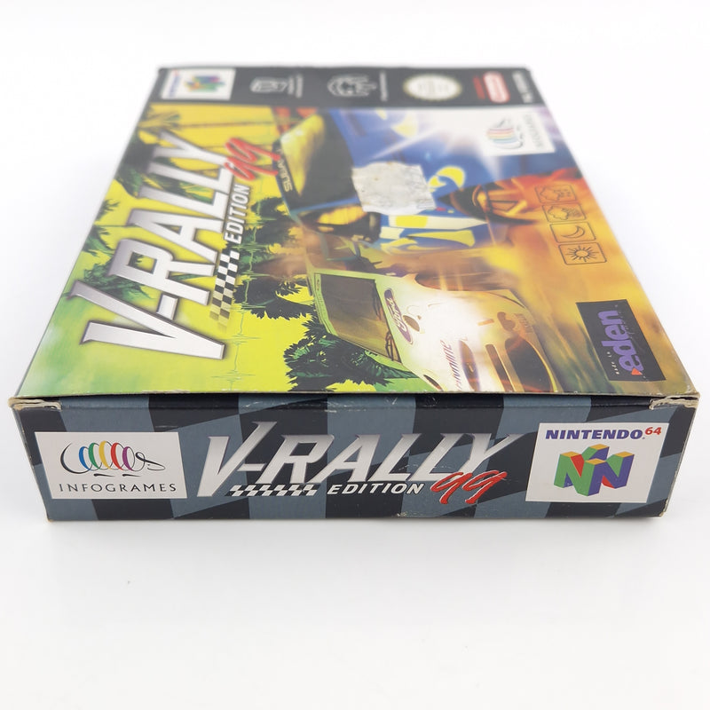 Nintendo 64 Spiel : V-Rally Edition 99 - Modul Anleitung OVP / N64 PAL EUR