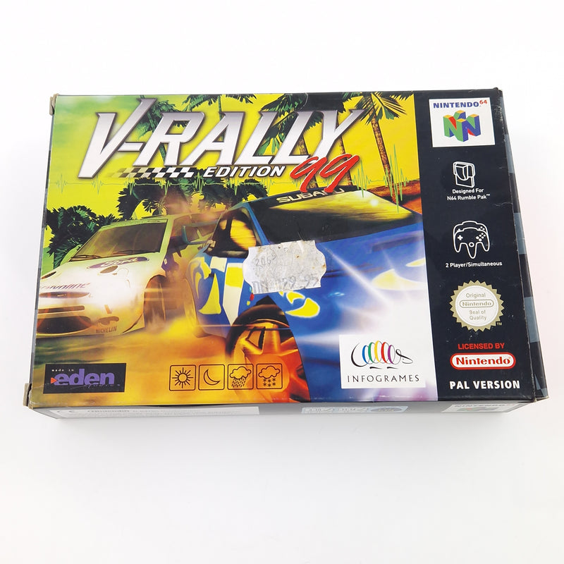Nintendo 64 Spiel : V-Rally Edition 99 - Modul Anleitung OVP / N64 PAL EUR