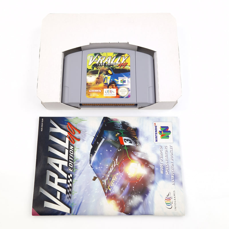 Nintendo 64 Spiel : V-Rally Edition 99 - Modul Anleitung OVP / N64 PAL EUR