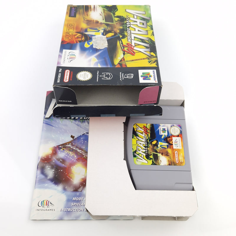 Nintendo 64 Spiel : V-Rally Edition 99 - Modul Anleitung OVP / N64 PAL EUR