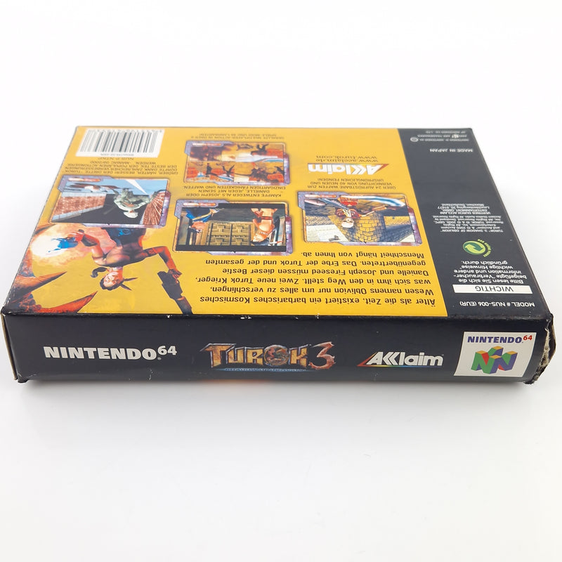 Nintendo 64 Spiel : Turok 3 Shadow of Oblivion - Modul Anleitung OVP / N64 PAL