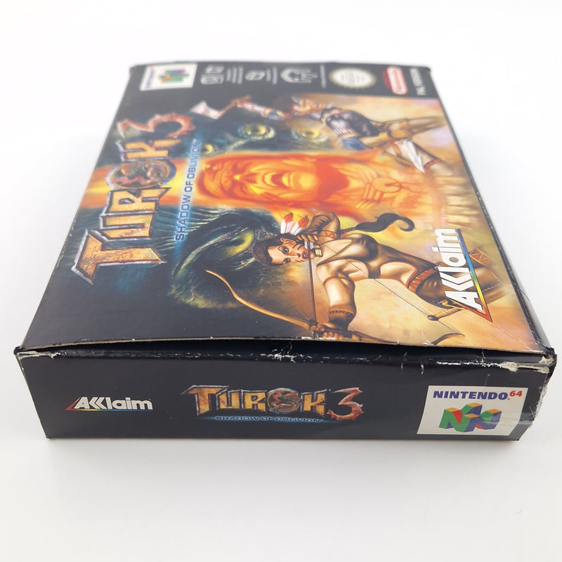 Nintendo 64 Spiel : Turok 3 Shadow of Oblivion - Modul Anleitung OVP / N64 PAL