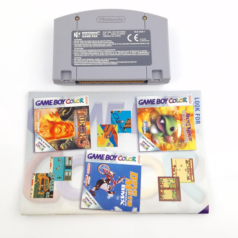 Nintendo 64 Spiel : Turok 3 Shadow of Oblivion - Modul Anleitung OVP / N64 PAL