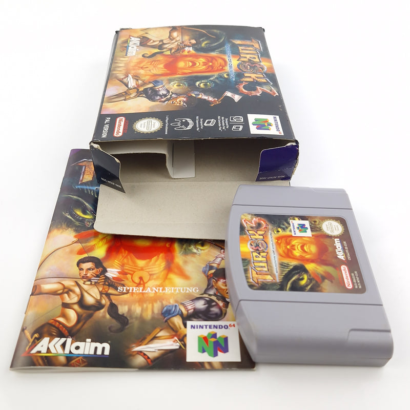 Nintendo 64 Spiel : Turok 3 Shadow of Oblivion - Modul Anleitung OVP / N64 PAL