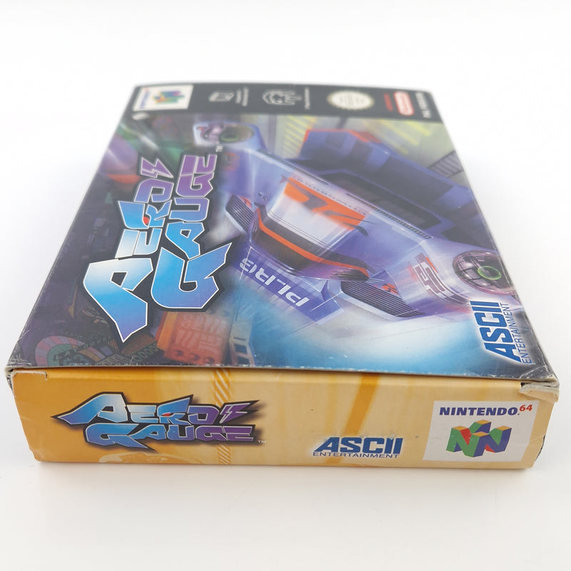 Nintendo 64 Spiel : Aero Gauge - Modul Anleitung OVP / N64 PAL 03