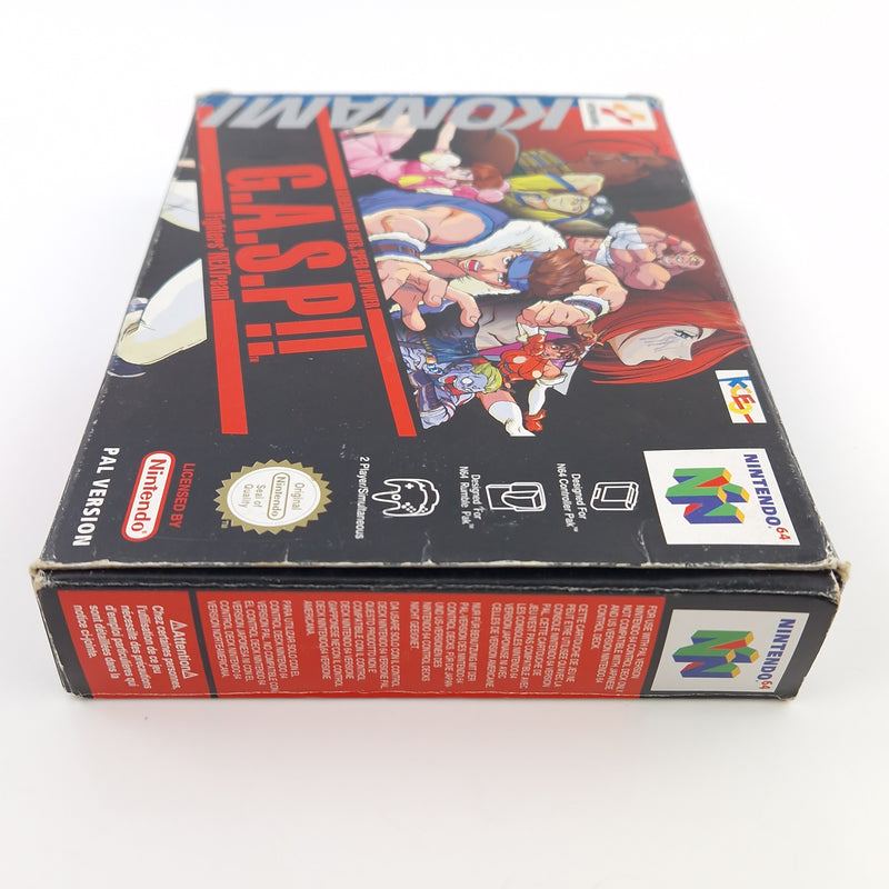 Nintendo 64 Spiel : G.A.S.P!! Fighters Nextream - Modul Anleitung OVP / N64 PAL