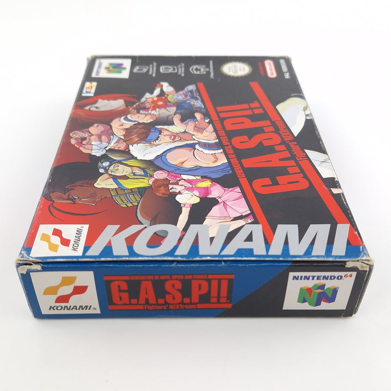 Nintendo 64 Spiel : G.A.S.P!! Fighters Nextream - Modul Anleitung OVP / N64 PAL