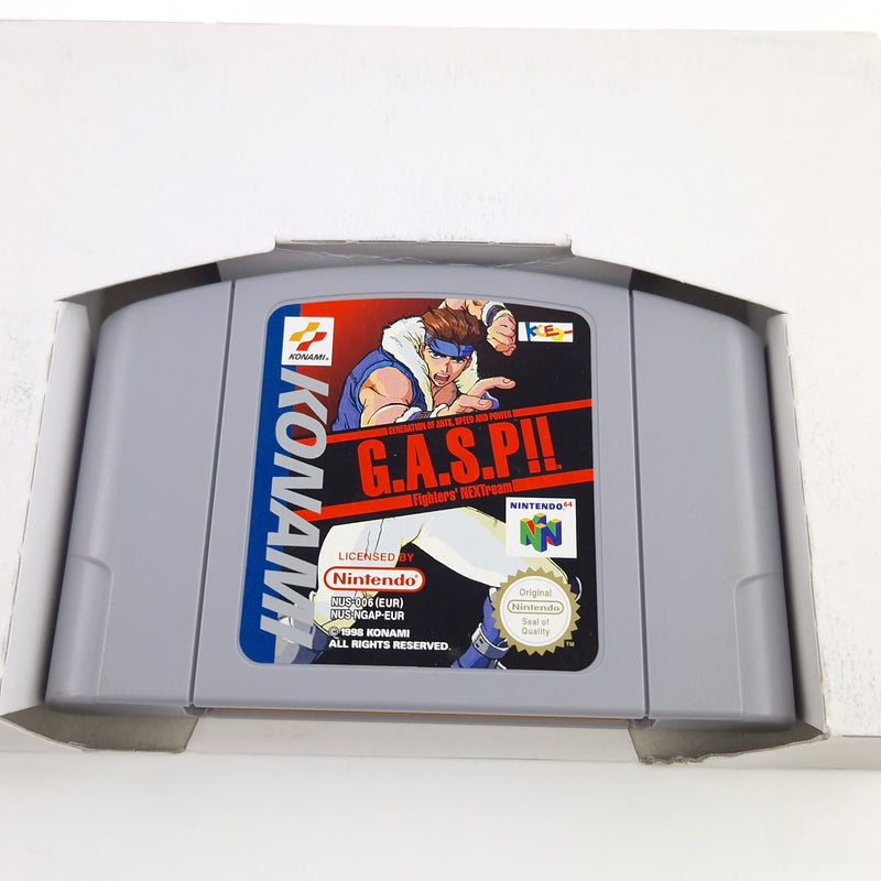 Nintendo 64 Spiel : G.A.S.P!! Fighters Nextream - Modul Anleitung OVP / N64 PAL