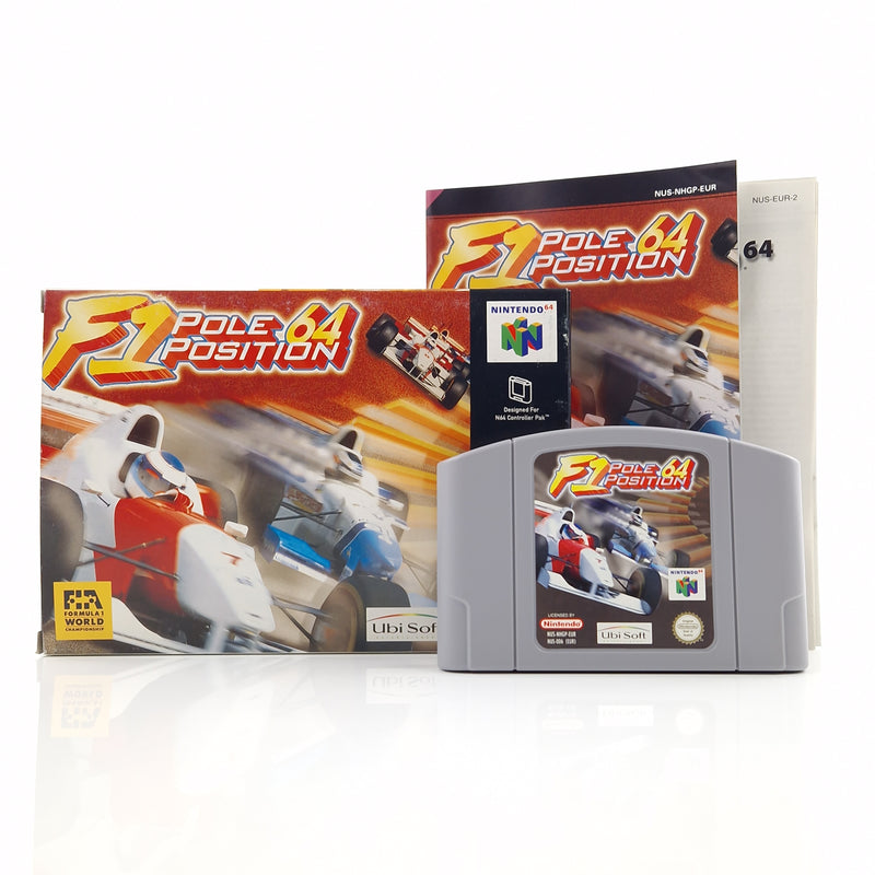 Nintendo 64 Spiel : F1 Pole Position - Modul Anleitung OVP / N64 PAL