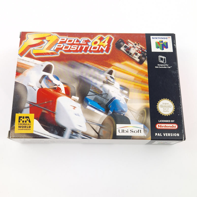 Nintendo 64 Spiel : F1 Pole Position - Modul Anleitung OVP / N64 PAL