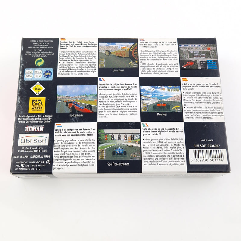Nintendo 64 Spiel : F1 Pole Position - Modul Anleitung OVP / N64 PAL
