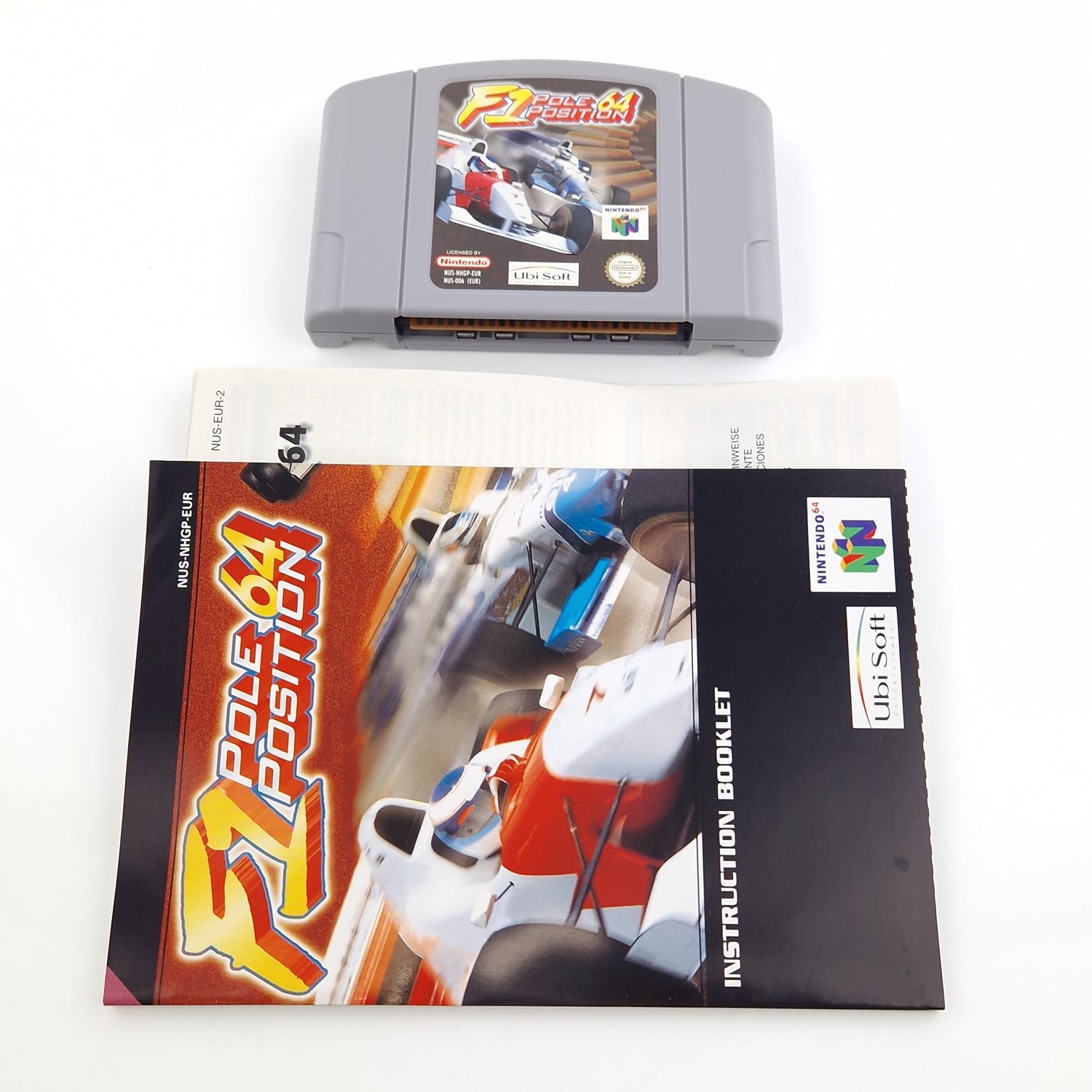 Nintendo 64 Spiel : F1 Pole Position - Modul Anleitung OVP / N64 PAL